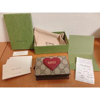 グッチ(Gucci)のGUCCI ハート モチーフ付き カードケース ウォレット 財布(財布)