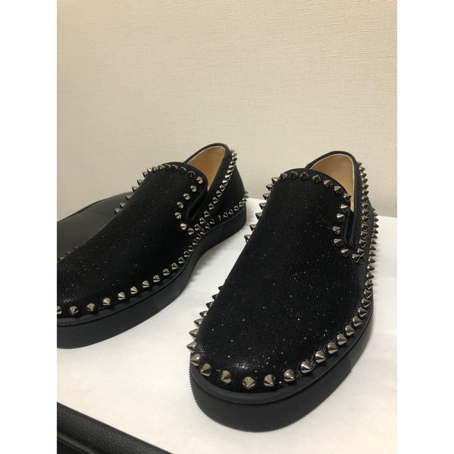 【Louboutin】クリスチャン ルブタン　Pik Boatキラキラスニーカー