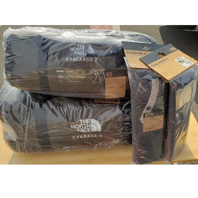THE NORTH FACE - エバベース6 エバカーゴ2 両グランドシート THE NORTH FACE - エバベース6 エバカーゴ2 両グランドシート