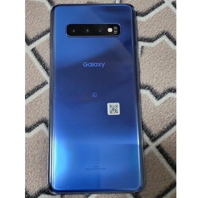 SCV41 Samsung galaxy au S10 ブルー SIMフリー