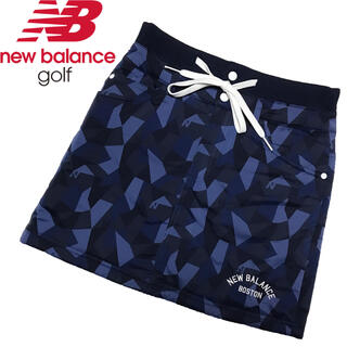 ニューバランス(New Balance)の新古品 美品 NEWBALANCE golf 中綿 カモフラ スカート 迷彩 柄(ウエア)