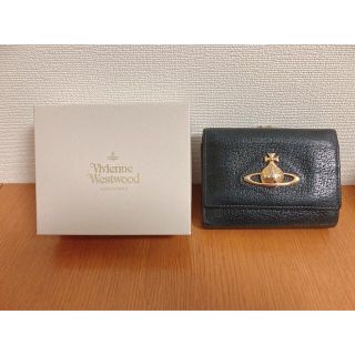 ヴィヴィアンウエストウッド(Vivienne Westwood)のVivienne Westwood 二つ折り財布♡ブラック(財布)