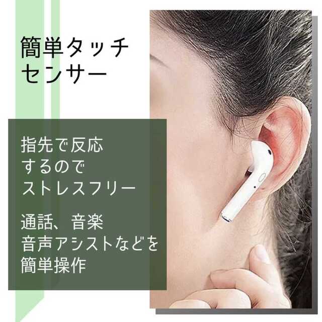 再入荷！トレンド★パステル ワイヤレスイヤホン ☆Bluetooth スマホ/家電/カメラのオーディオ機器(ヘッドフォン/イヤフォン)の商品写真