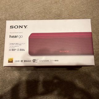 ソニー(SONY)のSONY ハイレゾ対応 ワイヤレスポータブルスピーカー SRS-HG1(P)(スピーカー)