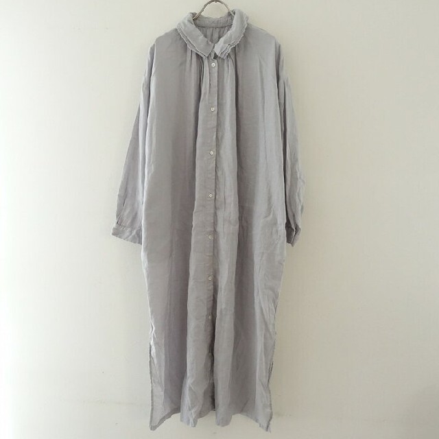 nest robe 重ね襟シャツワンピース