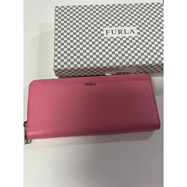 レディース未使用保管品　FURLA フルラ　ピンク　長財布　値下げ