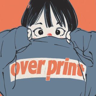 over print POP ART Hoodie Ver.3 (ん) Lの通販 by 8108's shop｜ラクマ