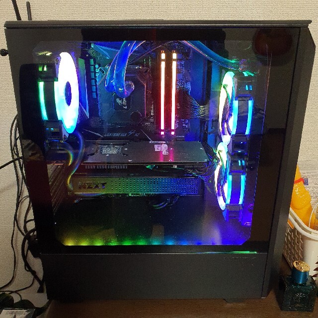 自作ゲーミングPC モニター フルセット おまけ付き。 人気絶頂 www ...