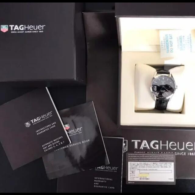 【超安い】 TAG Heuer 新品ベルト付き カレラ 【美品】タグホイヤー - 腕時計(アナログ)