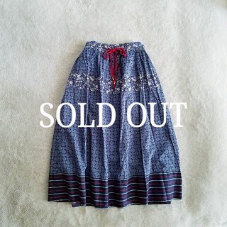 ジーンナッソーズ(jean nassaus)の[JEAN NASSAUS] patchwork skirt(ひざ丈スカート)