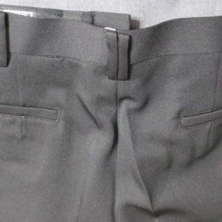 ★エコプライス 冬用黒 標準型学生ズボン ★ワンタック ウエスト８８ｃｍ(スラックス)