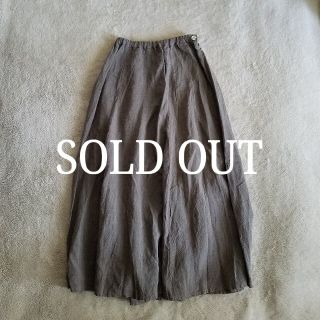 [pallas palace] linen long skirt(ロングスカート)