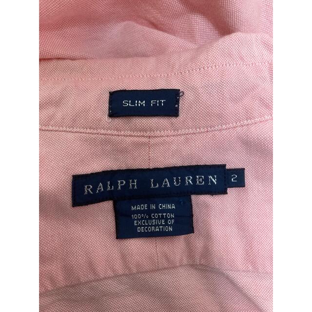 Ralph Lauren ラルフローレン シャツ ロゴ レディース ピンク レディースのトップス(シャツ/ブラウス(長袖/七分))の商品写真