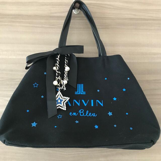 LANVIN en Bleu(ランバンオンブルー)の【美品】ランバンオンブルー　トートバッグ レディースのバッグ(トートバッグ)の商品写真