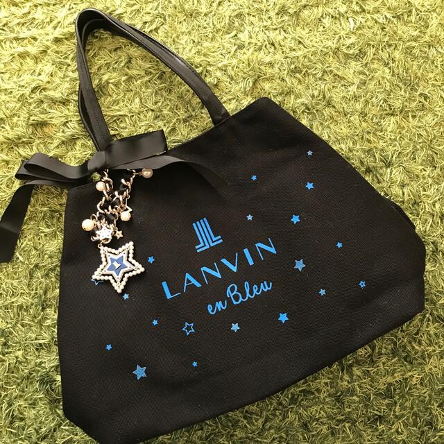 LANVIN en Bleu(ランバンオンブルー)の【美品】ランバンオンブルー　トートバッグ レディースのバッグ(トートバッグ)の商品写真