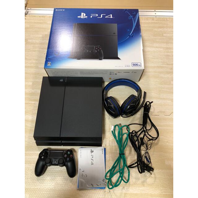 PS4 本体一式 CUH-1200A B01 500GB ジェットブラック