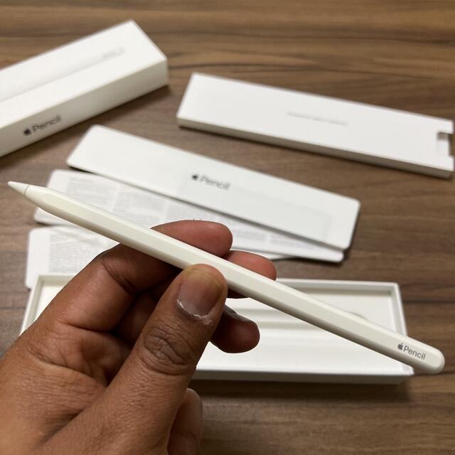 Apple(アップル)のiPadPro Apple Pencil 第2世代 MU8F2J/A スマホ/家電/カメラのPC/タブレット(その他)の商品写真