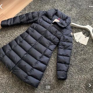 モンクレール(MONCLER)のモンクレール　ダウンコート GIE レディース　ネイビー サイズ1 美品(ダウンコート)