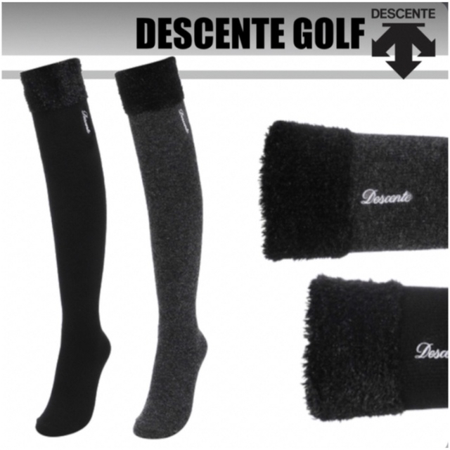 DESCENTE(デサント)の☆DESCENTE GOLF☆ デサント韓国　BoA付き　ニーハイ スポーツ/アウトドアのゴルフ(ウエア)の商品写真