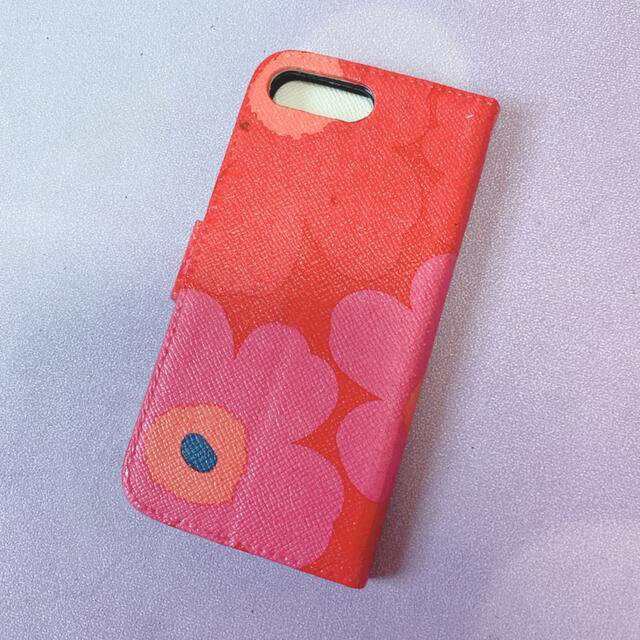 marimekko(マリメッコ)の手帳型iPhoneケース スマホケース マリメッコ ウニッコ 赤 レッド スマホ/家電/カメラのスマホアクセサリー(iPhoneケース)の商品写真