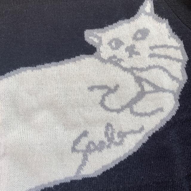 ScoLar(スカラー)のスカラー　猫　ニット レディースのトップス(ニット/セーター)の商品写真