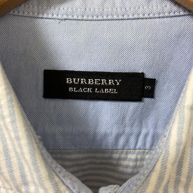 BURBERRY BLACK LABEL(バーバリーブラックレーベル)の美品 Burberry Black Label オックスフォード シャツ 3 メンズのトップス(シャツ)の商品写真