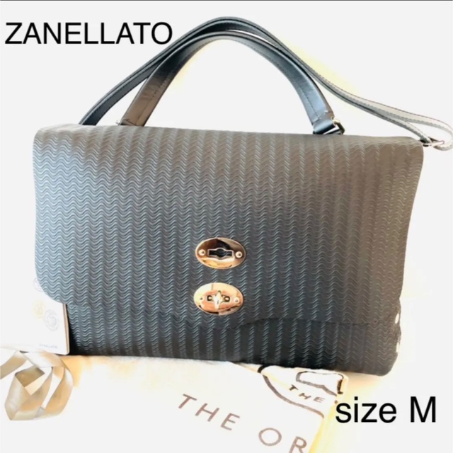 約24cm横未使用　ZANELLATO  POSTINA　2way ショルダー