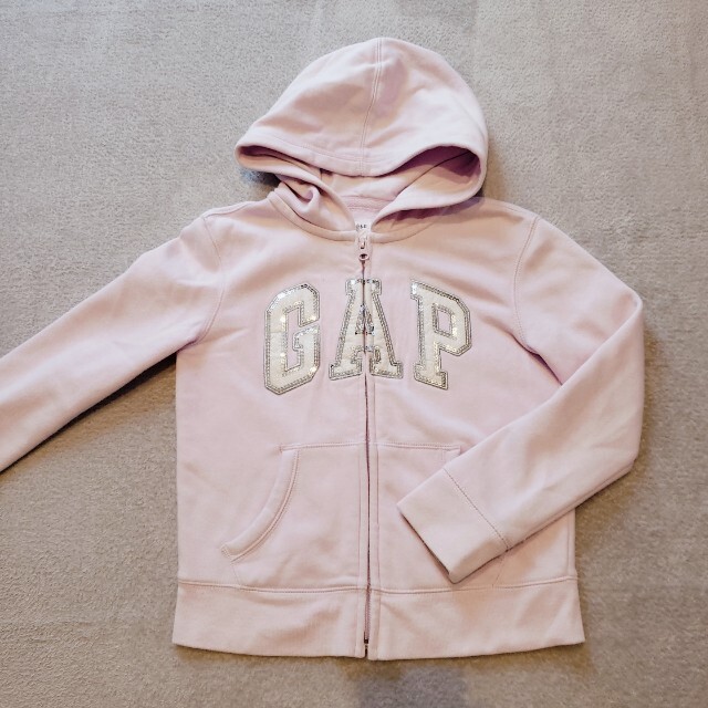 GAP Kids(ギャップキッズ)のGAP KIDS 裏起毛 パーカー キッズ/ベビー/マタニティのキッズ服女の子用(90cm~)(ジャケット/上着)の商品写真