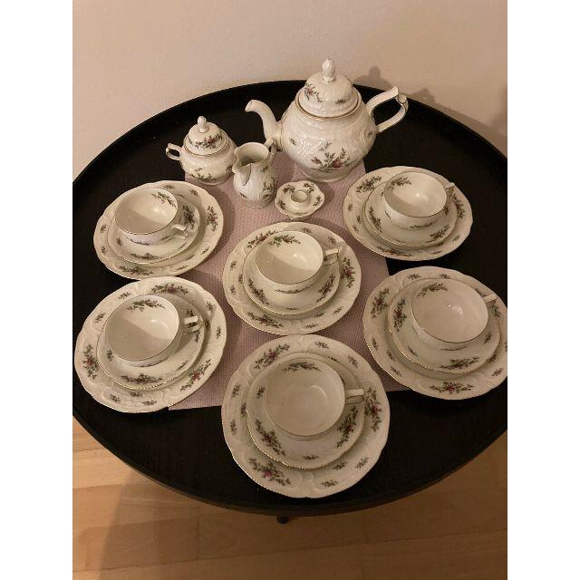 Rosenthal(ローゼンタール)の【ローゼンタール】クラッシックローズ金彩　サンスーシセ22pcs　ばら売り不可 インテリア/住まい/日用品のキッチン/食器(食器)の商品写真