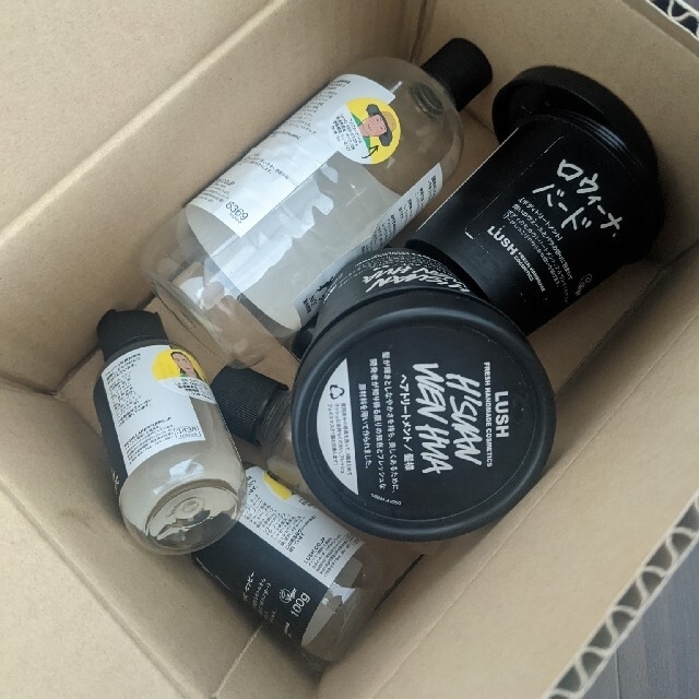 LUSH(ラッシュ)のLush ラッシュ　空容器　空　みつばちマーチ コスメ/美容のコスメ/美容 その他(その他)の商品写真