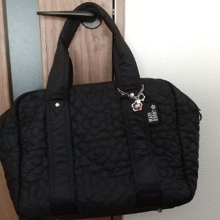 MARY QUANT - マリークワント ボストンバック キルト ブラックの通販