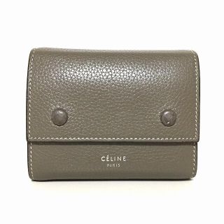 セリーヌ(celine)のCELINE(セリーヌ) 3つ折り財布 グレージュ(財布)