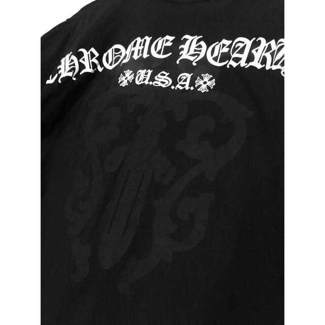 Chrome Hearts(クロムハーツ)のクロムハーツ バックプリント ロゴ ダガー TEE 着 メンズのトップス(Tシャツ/カットソー(半袖/袖なし))の商品写真