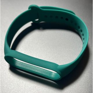 【新品】Xiaomi Mi Band 5 / 6 交換バンド　グリーン緑(ラバーベルト)