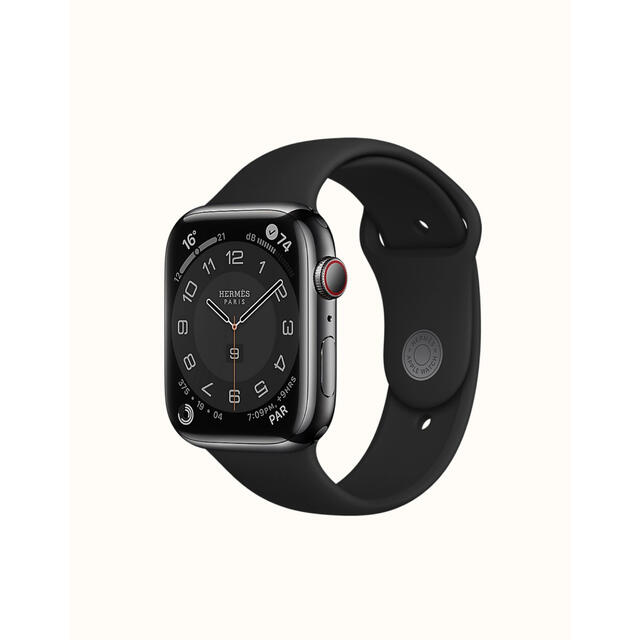 Apple Watch(アップルウォッチ)の最新Apple Watch Hermès Series 7 スペースブラック メンズの時計(腕時計(デジタル))の商品写真