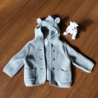 ギャップ(GAP)のGAP ベビークマちゃんフードカーディガン　アウター(カーディガン/ボレロ)