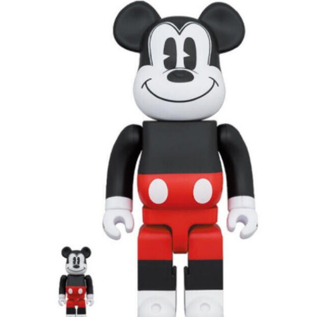 BE@RBRICK MICKEY MOUSE 2020 r&w 400% 100