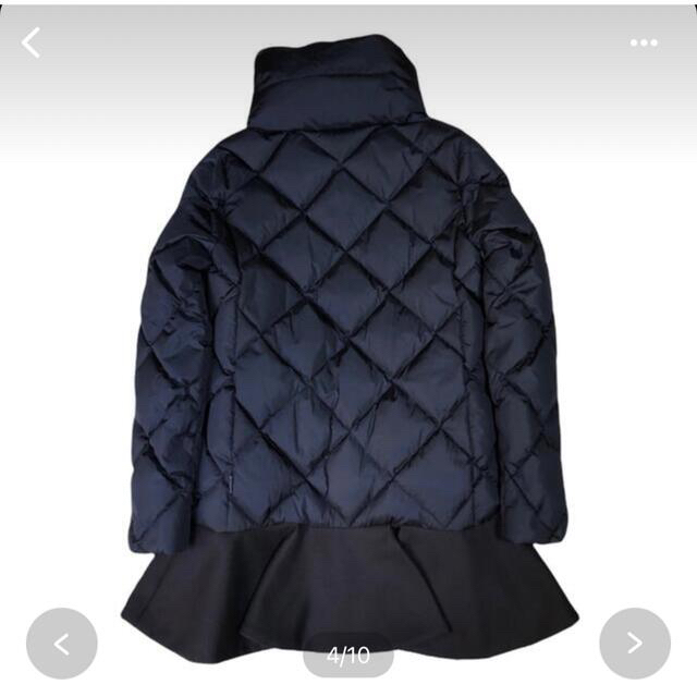 MONCLER - 美品モンクレール ブーラン ネイビーダウンコートMサイズの MONCLER - 美品モンクレール ブーラン ネイビーダウンコートMサイズの