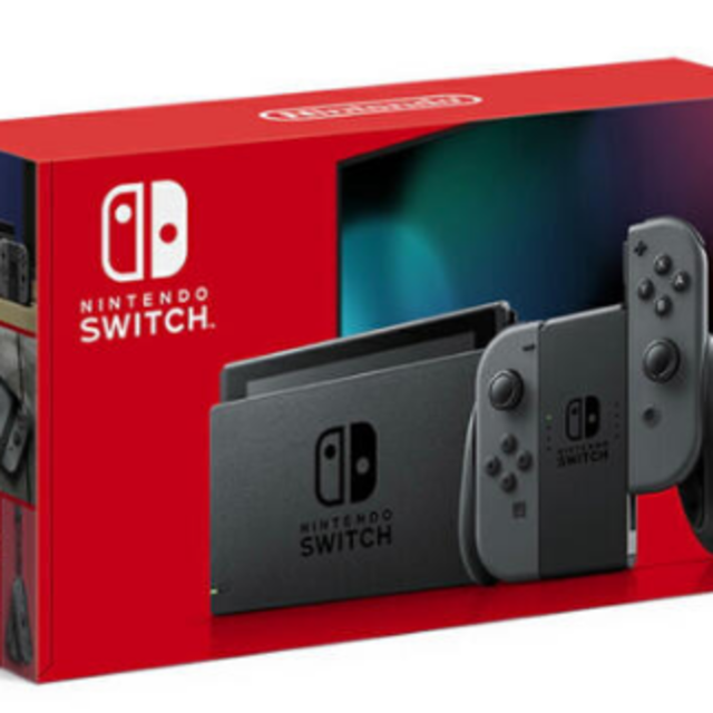 Nintendo Switch 本体  グレー 現行モデル（2019年8月発売）