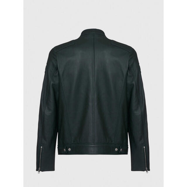 DIESEL(ディーゼル)のDIESEL レザージャケット　シングル　シープスキン　ブラック  M メンズのジャケット/アウター(レザージャケット)の商品写真