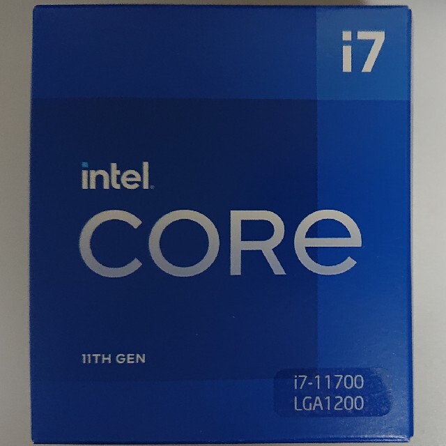 人気新品 新品 Intel 11700 i7 Core PCパーツ