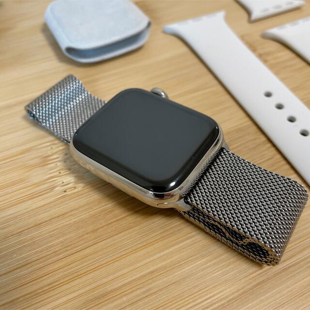 最終値下げ! Apple Watch series4ステンレスモデル-