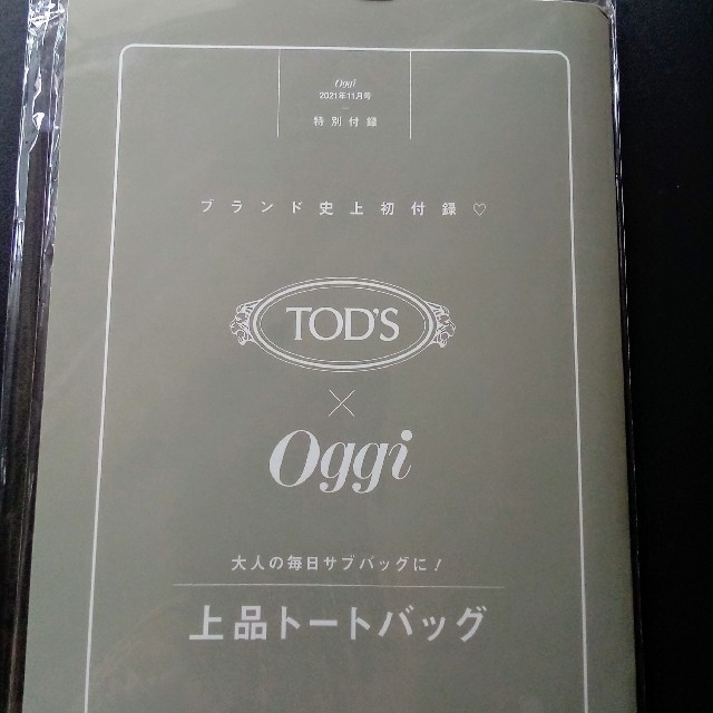 TOD'S(トッズ)のオッジ 11月号 付録 TOD'S×oggi 上品トートバッグ レディースのバッグ(トートバッグ)の商品写真