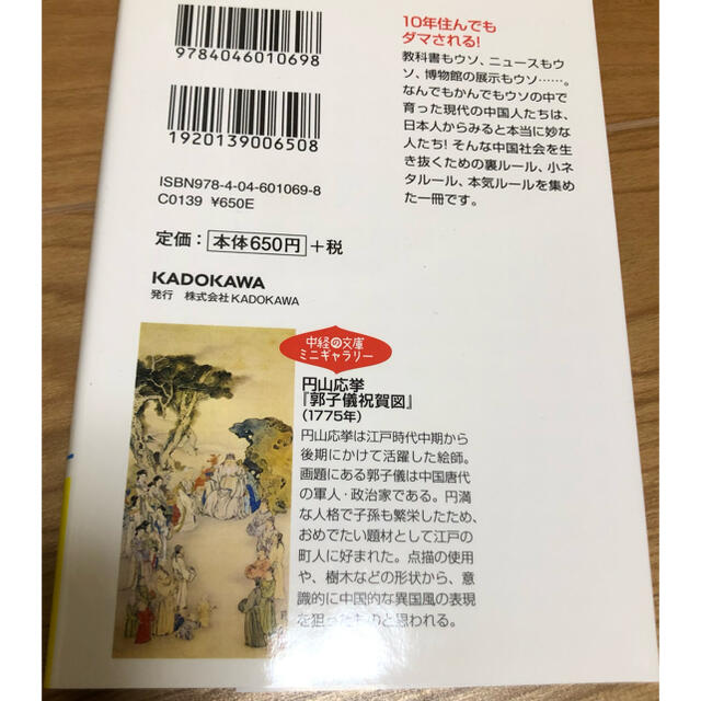 3冊まとめ　専用　中国人の裏ルール　★2冊400円★3冊500円★4冊600円 エンタメ/ホビーの本(ノンフィクション/教養)の商品写真