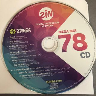 ズンバ(Zumba)のzumba megamix78 CD メガミックス　ズンバ(クラブ/ダンス)