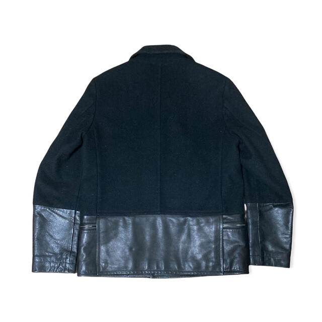 undercover アンダーカバー レザー Lサイズ 切り替えPコート