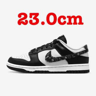 ナイキ(NIKE)のnike ナイキ dunk black 黒 23 us6 ダンク ペイズリーx2(スニーカー)