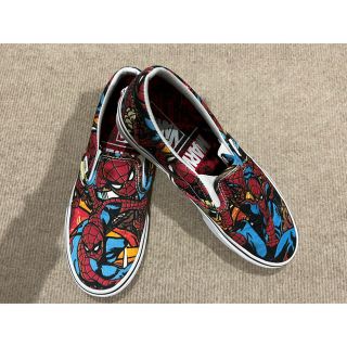 ヴァンズ(VANS)のスパイダーマン　スリッポン(スリッポン/モカシン)