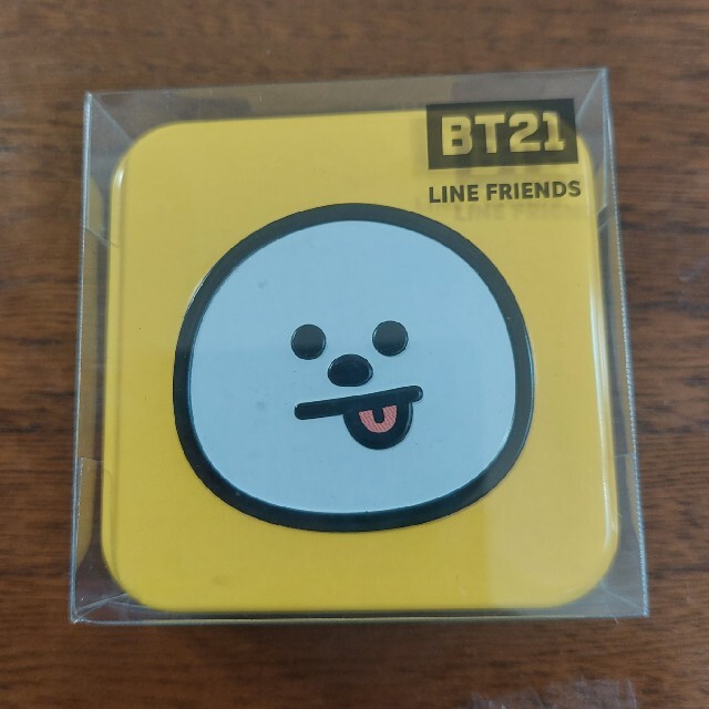 BT21チョコ　スクエアカン　チミー 食品/飲料/酒の食品(菓子/デザート)の商品写真