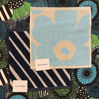 マリメッコ(marimekko)のmarimekko マリメッコ　ミニタオル　UNIKKO＋Kalasaaski(ハンカチ)